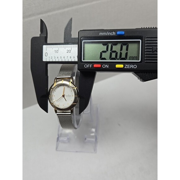 Skagen Denmark 3SGS Women Quartz Mesh Watch Two Tone White Dial New Battery 26mm - Picture 6 of 11